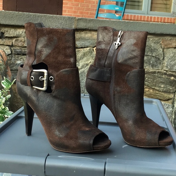 Donald J Pliner Zerli Vintage Brown Booties - Picture 2 of 11